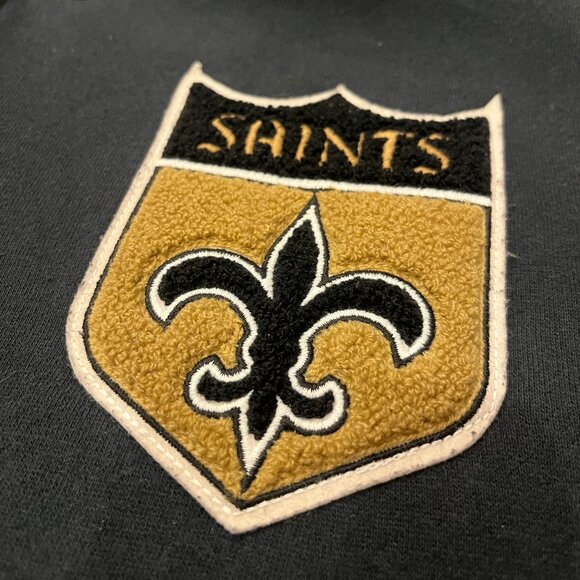 **SOLD** Mitchell & Ness New Orleans Saints Throwback Varsity Jacket - Picture 2 of 6